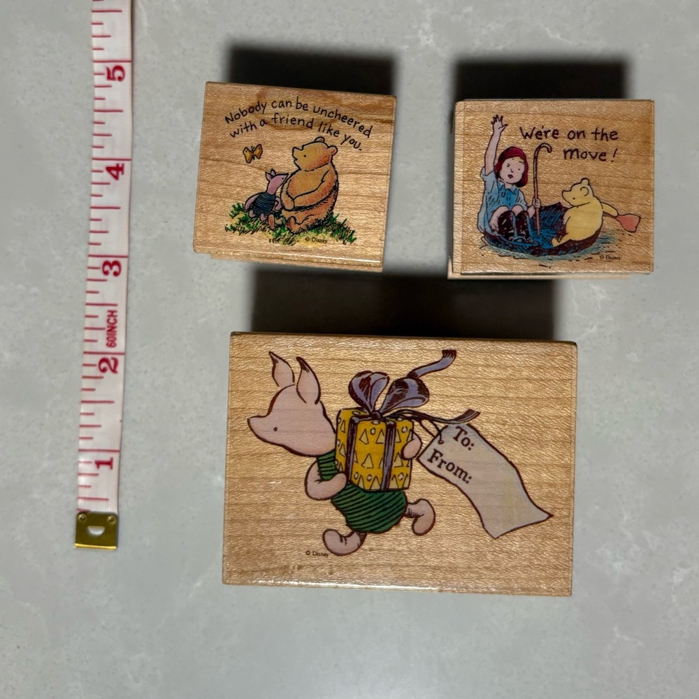 Vintage & New High-Quality Rubber Wood Stamp Collection Set - Picture 7 of 15